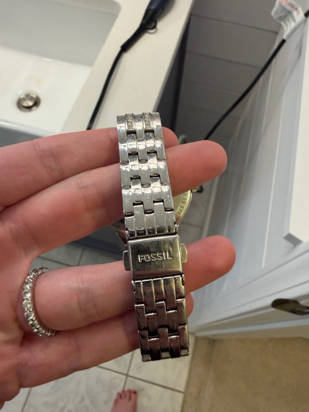 Fossil Women's Silver-Tone Watch - Picture 5 of 5
